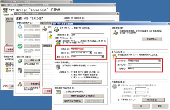 PacketiX VPN 3.0 Bridge端使用教程